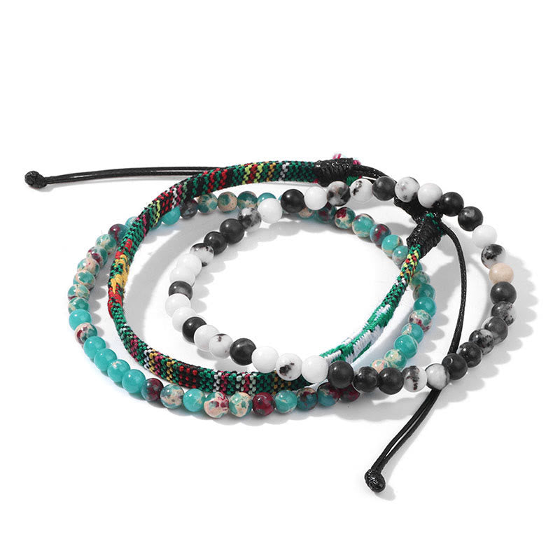 Olivenorma Bohemia Africa Bracciale in cristallo turchese
