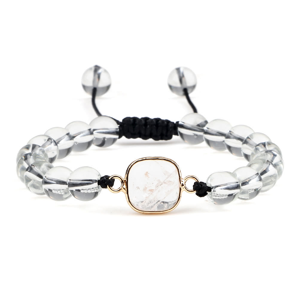 Braccialetto Olivenorma con perline in pietra occhio di gatto e opalite