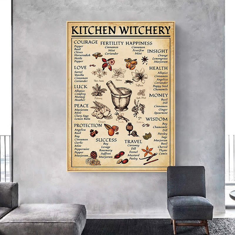 Poster del condimento della cucina magica della strega Olivenorma - image 1
