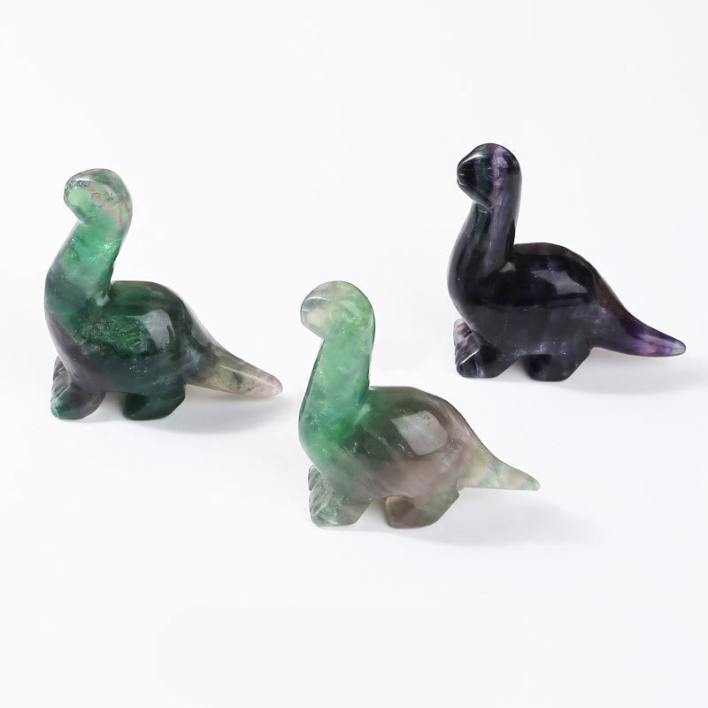 Olivenorma 2,5 pollici cristallo dinosauro casa docor decorazione pietra preziosa 