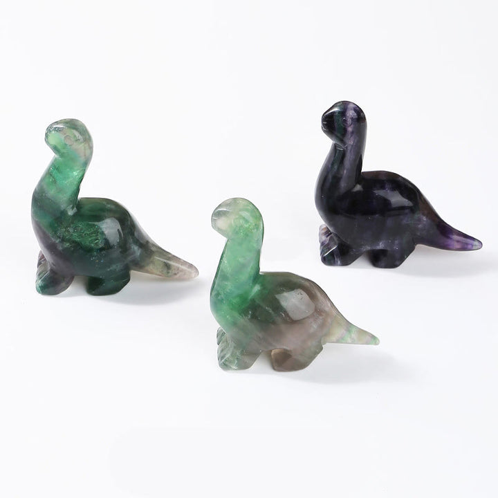 Olivenorma 2,5 pollici cristallo dinosauro casa docor decorazione pietra preziosa 