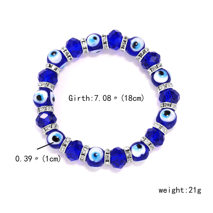Olivenorma Evil Eye Hamsa Ciondolo Bracciale Zircone Epossidico
