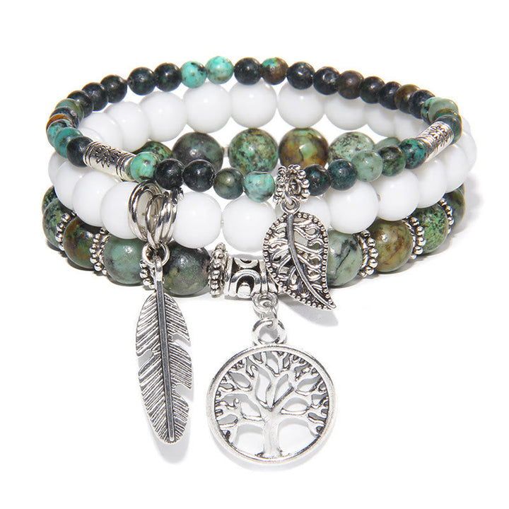 Olivenorma "Nature's Healing Moments" Set di bracciali Albero della vita da 3 pezzi 