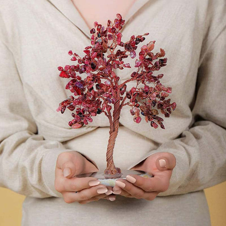 Olivenorma Lavish Blessings Albero Feng Shui Tormalina Rossa