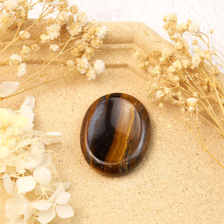 Pietra protettiva per il pollice con occhio di tigre Olivenorma