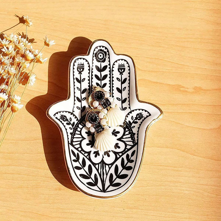 Olivenorma Trinket Ring Dish Hamsa Piccolo sottobicchiere per gioielli