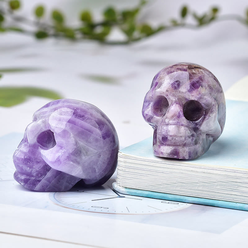 Olivenorma Crystal Inciso Teschio Artigianato Decorazione Pietre Preziose