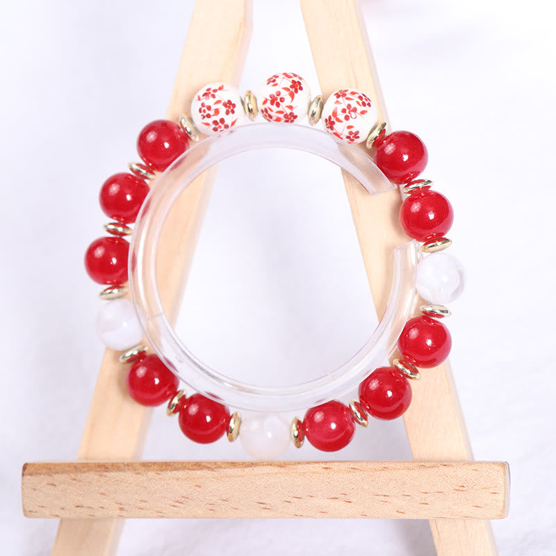Olivenorma Boho Braccialetto di cristallo fatto a mano con albero della vita 