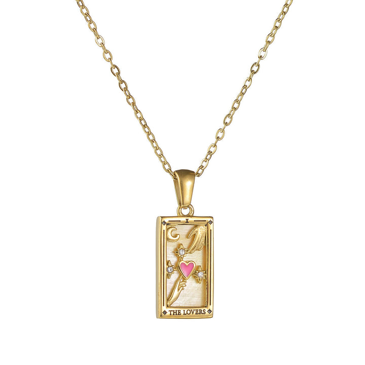 Olivenorma "Sun Lovers Star Moon" Tarocchi Collana Segno 