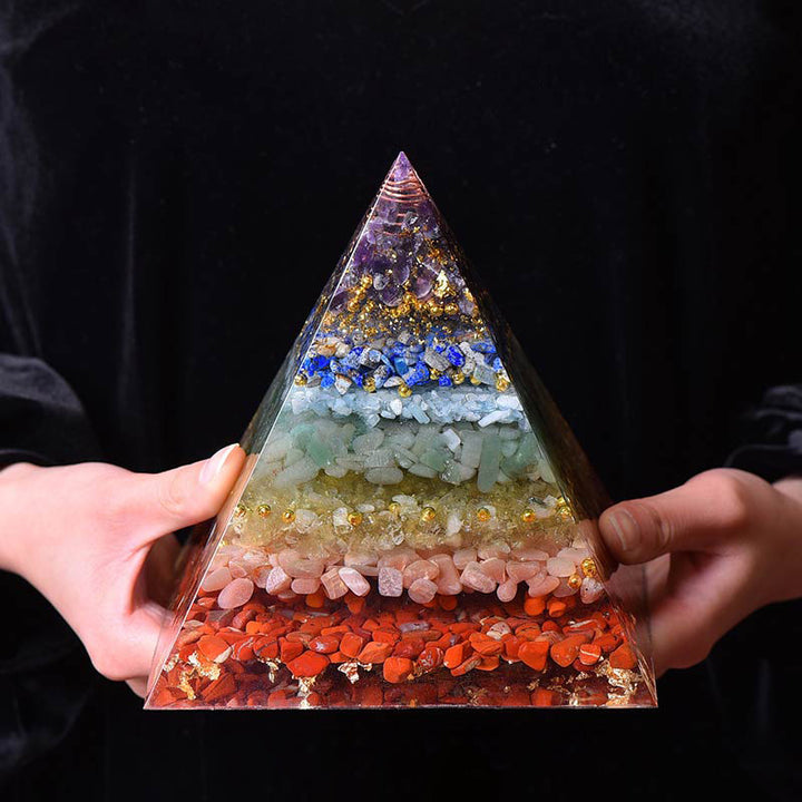 Olivenorma Piramide Orgonica Naturale per l'Equilibrio dei Chakra