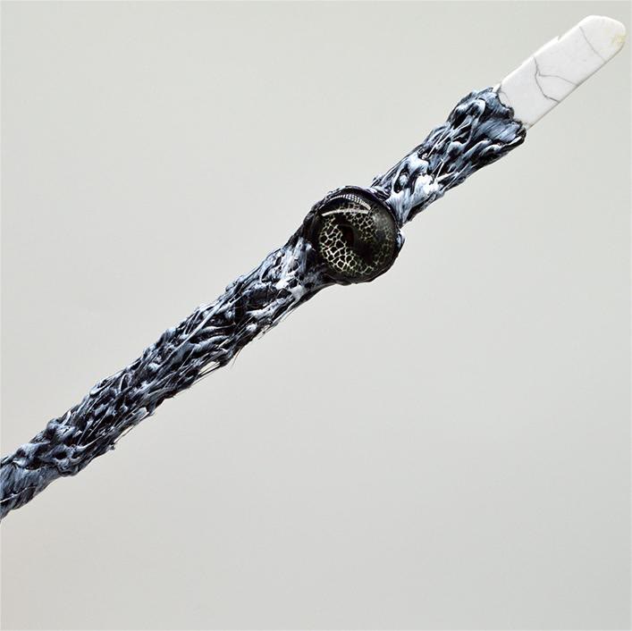 Olivenorma Evil Eye Witch Magic Stick Bacchette di cristallo