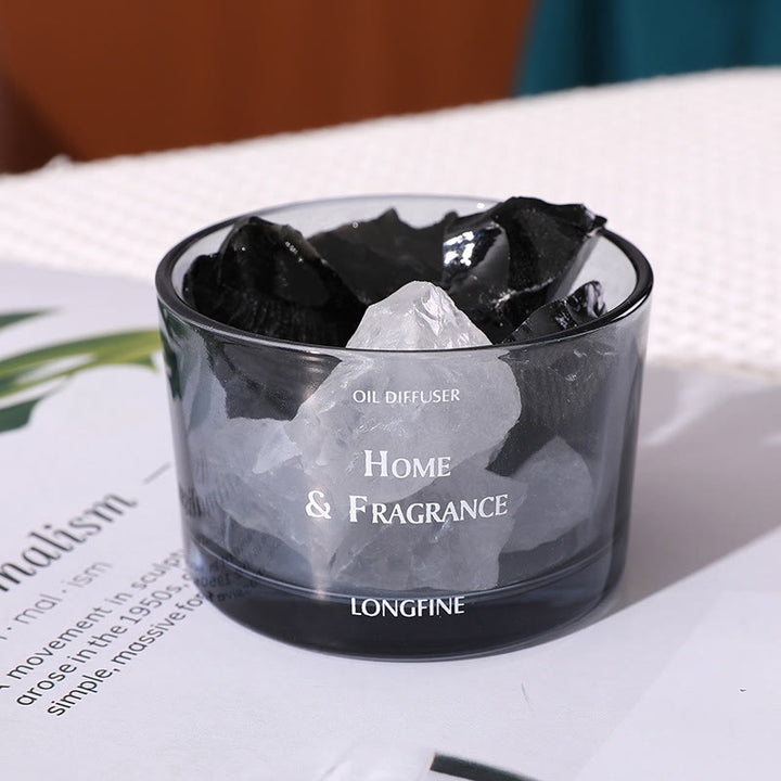 Olivenorma Fireless Diffusore Pietra Olio Essenziale Cristallo Lampada Aromaterapia