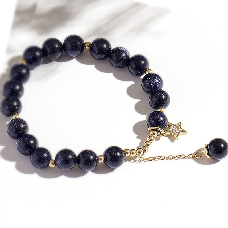 Olivenorma "Ricchezza e fortuna" - Bracciale in cristallo lucido di arenaria