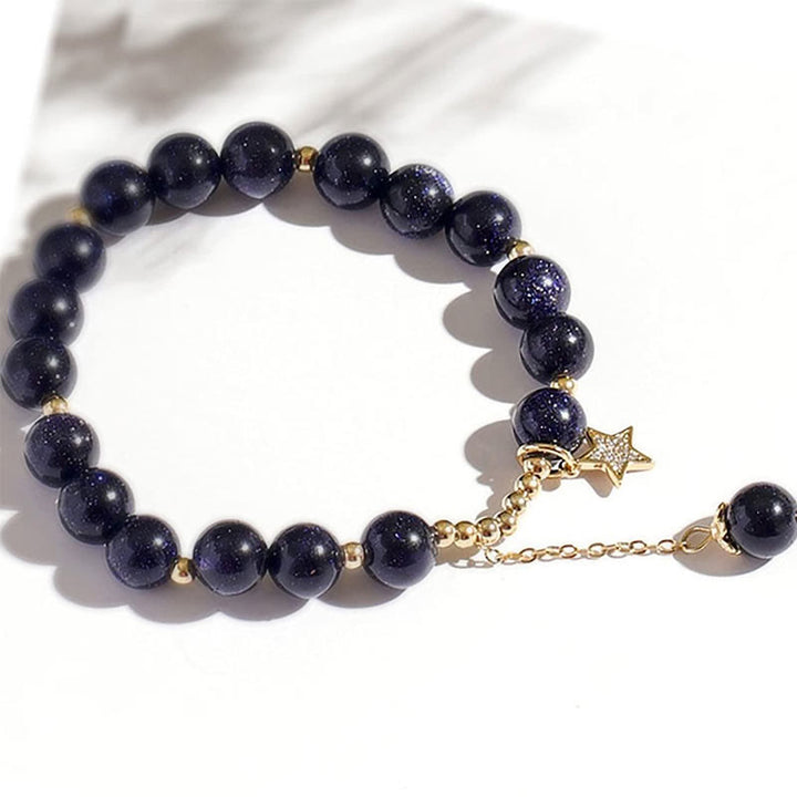 Olivenorma "Ricchezza e fortuna" - Bracciale in cristallo lucido di arenaria