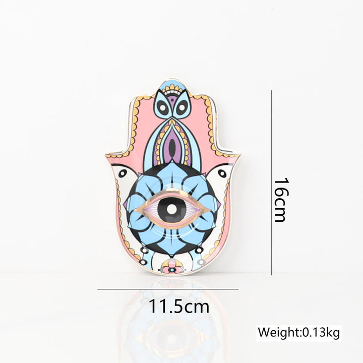 Olivenorma Hamsa Evil Eye Piatto Sottobicchiere 