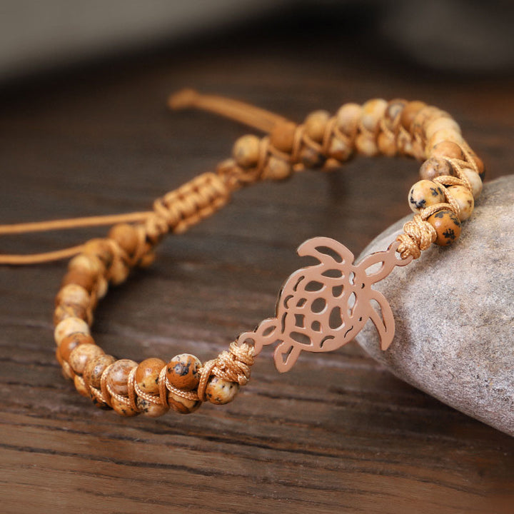Bracciale tartaruga in pietra naturale