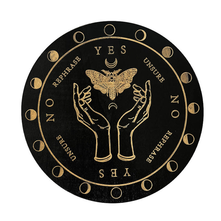Olivenorma Il gioco del pendolo divinatorio in legno Carta dei tarocchi 