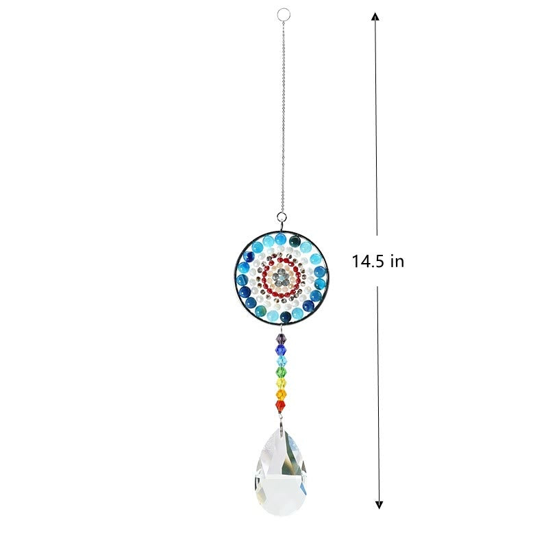 Olivenorma Crystal Suncatchers Campanello a vento Chakra fatto a mano 