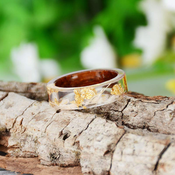 Olivenorma Intellettuale e Ottimista - Anello in legno fatto a mano