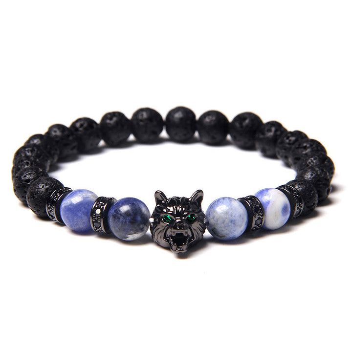 Bracciale Lupo Olivenorma Lapislazzuli