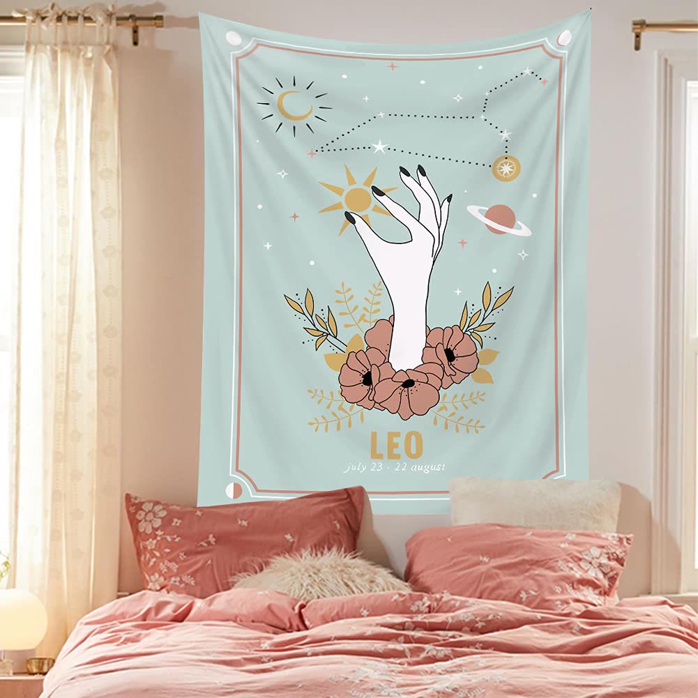 Olivenorma Mano Magica Tarocchi Zodiaco Arazzo 