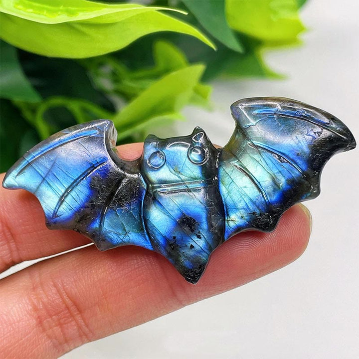 Ornamenti con faccia di luna in labradorite naturale Olivenorma , decorazione con pietre preziose 