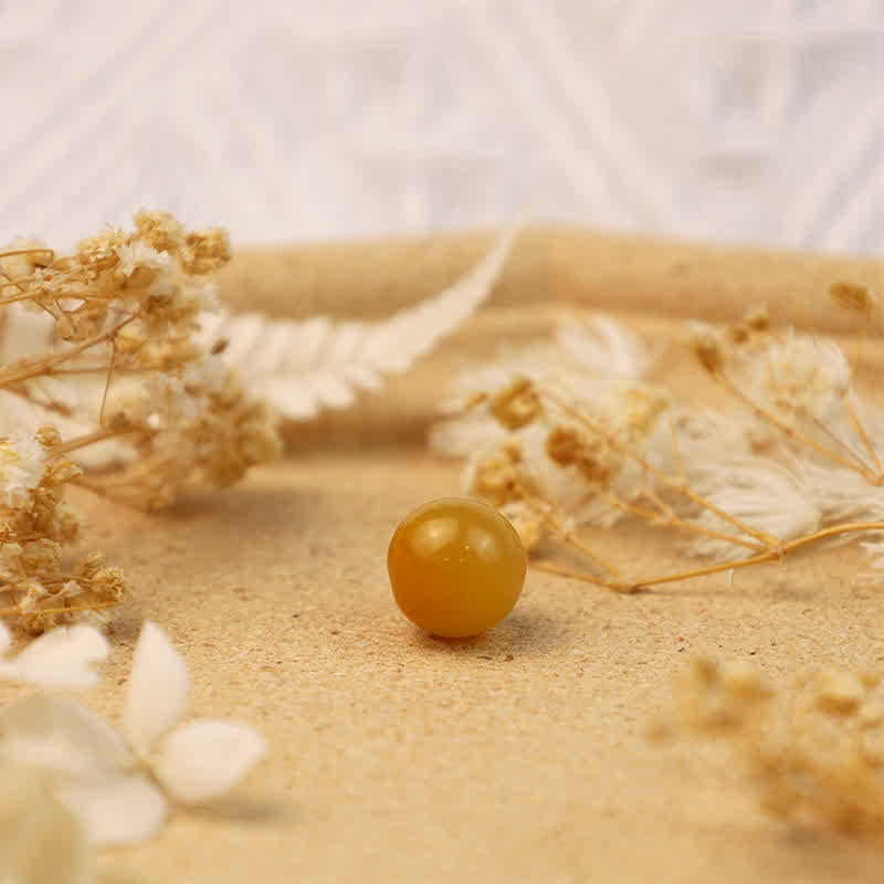 Sfera di cristallo positivo di giada gialla Olivenorma