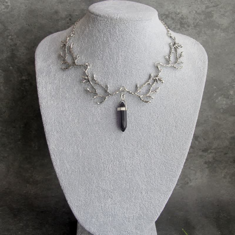 Olivenorma "La luce del Mantra" - Collana esagonale in cristallo naturale