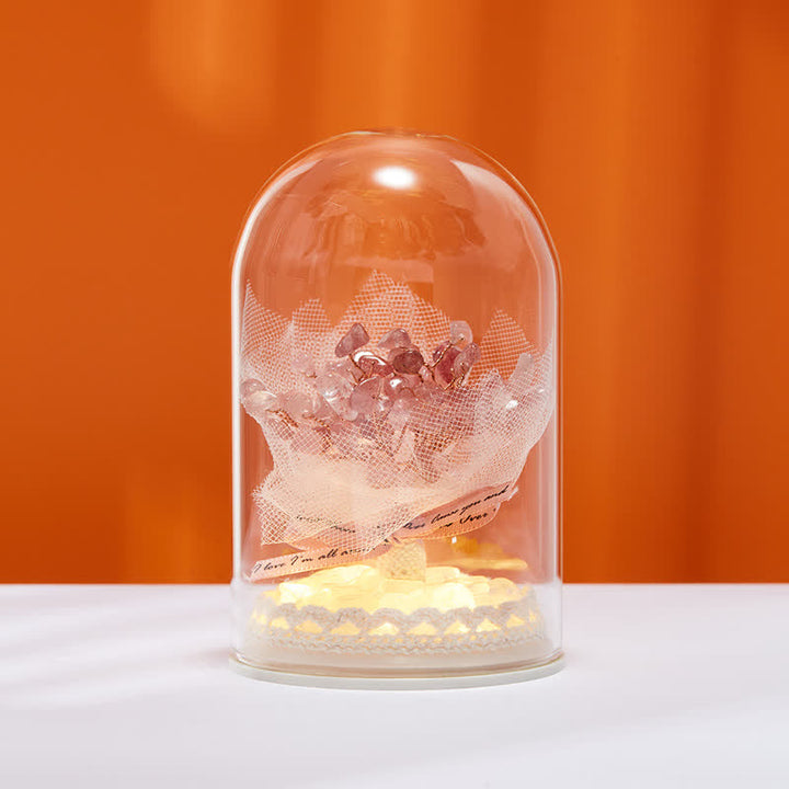Copertura in vetro di cristallo naturale Olivenorma Decorazione per albero Feng Shui