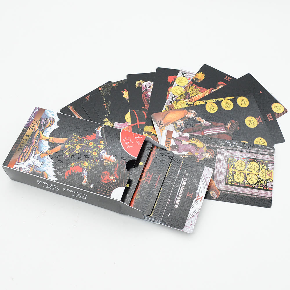 Olivenorma Black Triangle Evil Eye Tarot Deck Carte