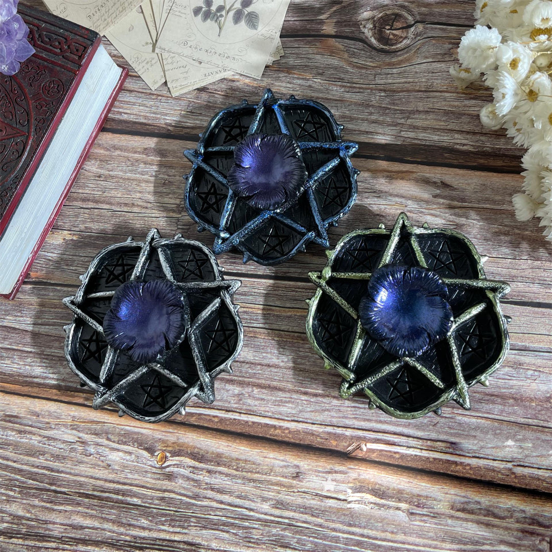 Supporto per sfera di cristallo a forma di stella Olivenorma