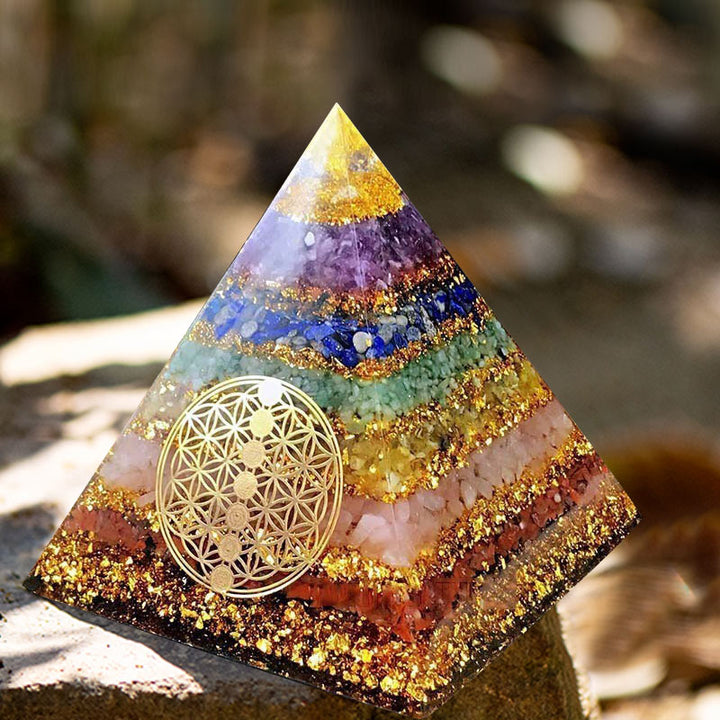 Olivenorma Chakra Fiore della Vita Piramide Orgonica