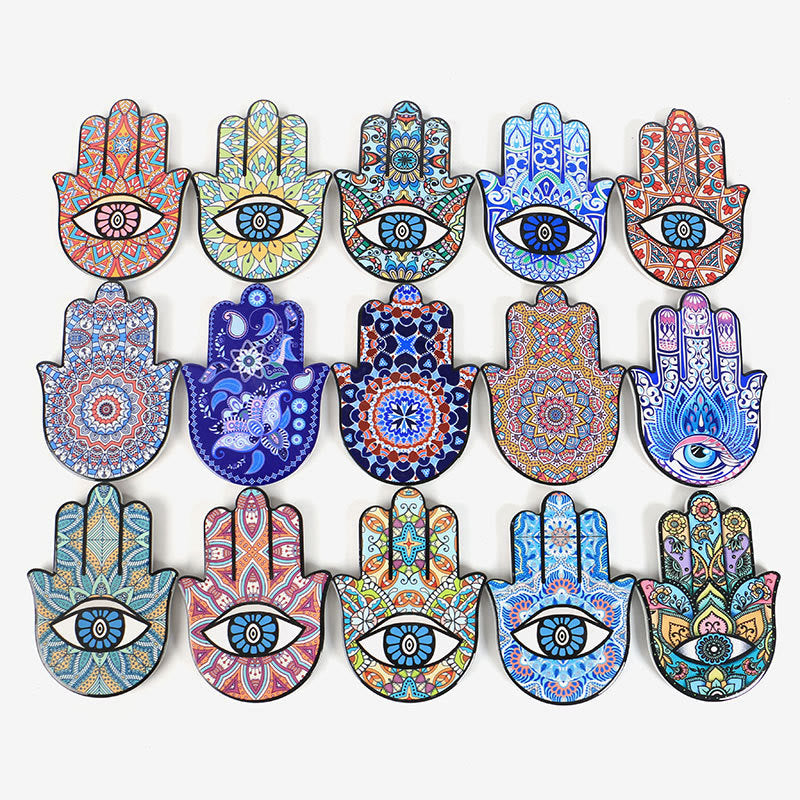 Vassoio portagioie Olivenorma Hamsa Evil Eye sottobicchiere 