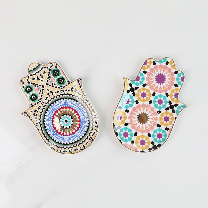 Olivenorma Hamsa Evil Eye Piatto Sottobicchiere 