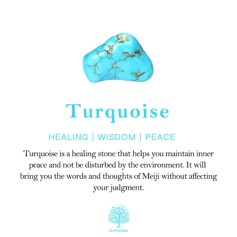 Olivenorma Collana con ciondolo a forma di goccia turchese semplice con clavicola 