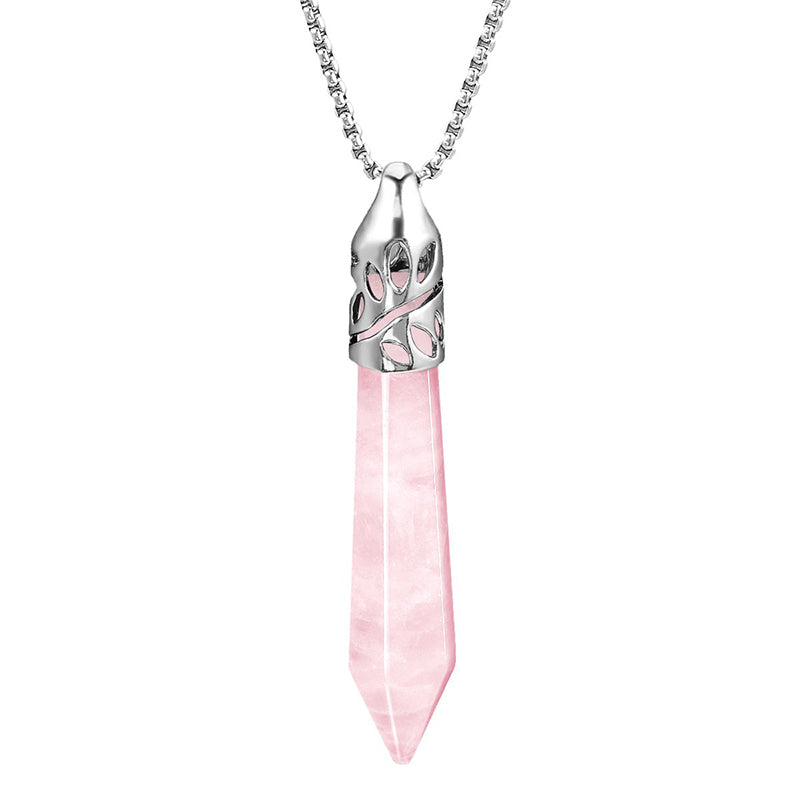 Collana con pietre preziose di protezione dai proiettili di cristallo