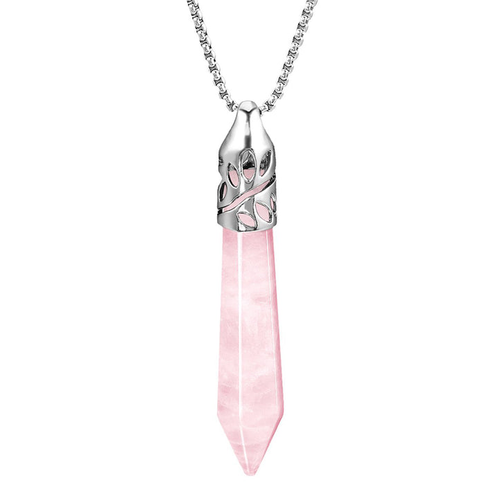 Collana con pietre preziose di protezione dai proiettili di cristallo