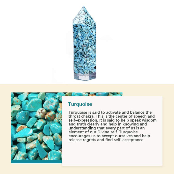 Decorazione di protezione dei chakra in cristallo naturale