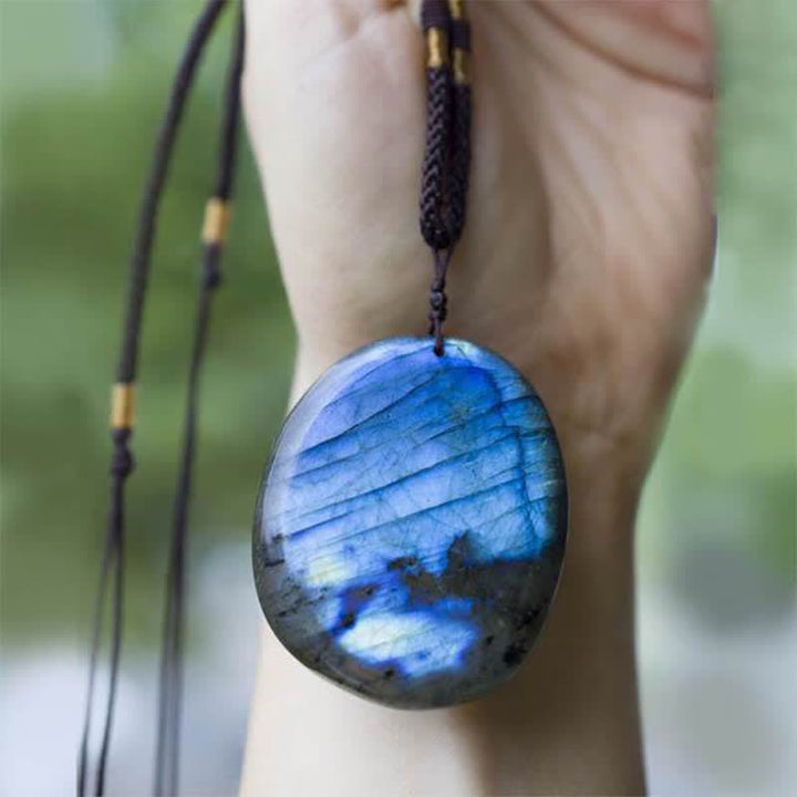 Collana di labradorite potenziante Olivenorma