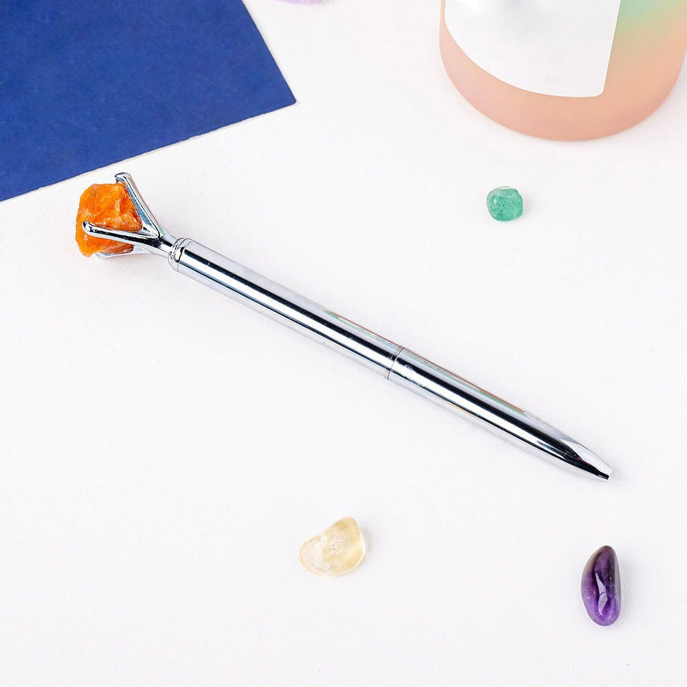 Penna per manifestazione di pietra grezza Olivenorma Decorazione con pietre preziose