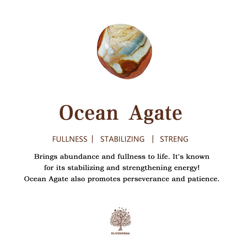 Olivenorma Uova di cristallo di agata oceanica naturale