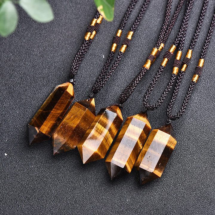 Collana curativa in cristallo naturale di ametista Olivenorma