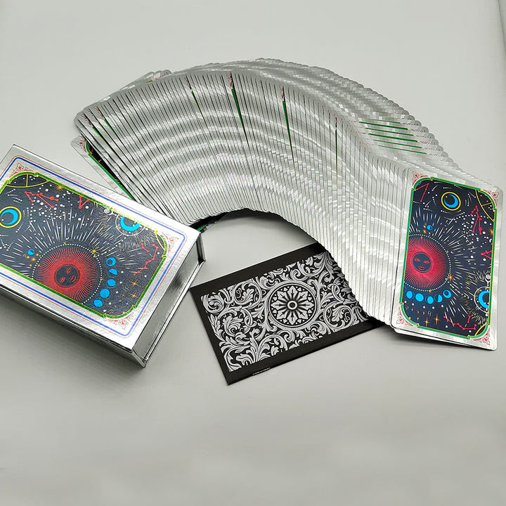 Mazzo di carte dei tarocchi Olivenorma Bronzing Cosmic Red Sun - image 1