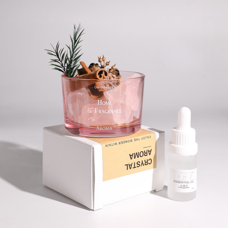 Olivenorma Natural Crystal Flameless Essential Oil Cristallo Aromaterapia 