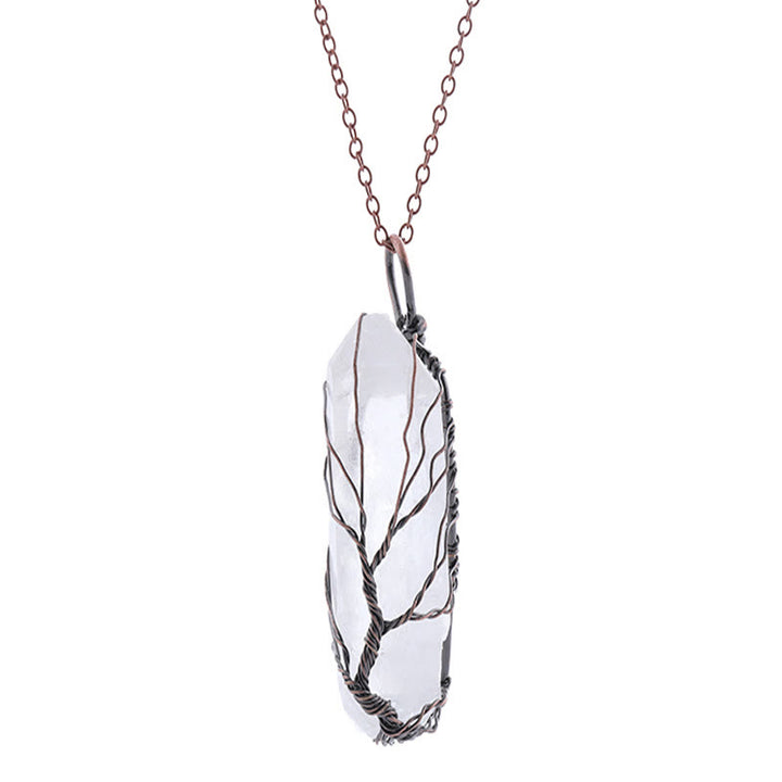 Olivenorma"Life Energy" - Collana di cristallo dell'albero della vita