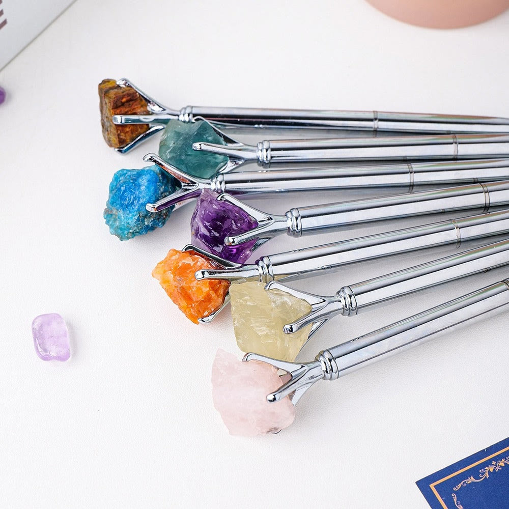 Penna per manifestazione di pietra grezza Olivenorma Decorazione con pietre preziose