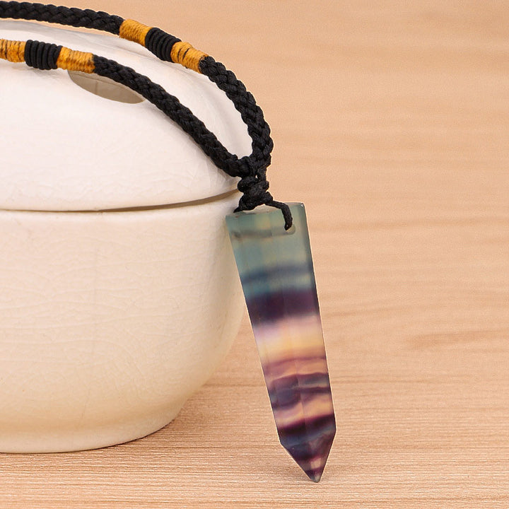 Collana anti-ansia con fluorite Olivenorma 