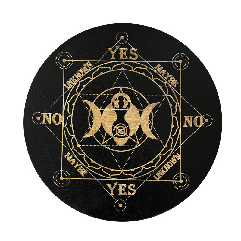 Olivenorma Il gioco del pendolo divinatorio in legno Carta dei tarocchi 
