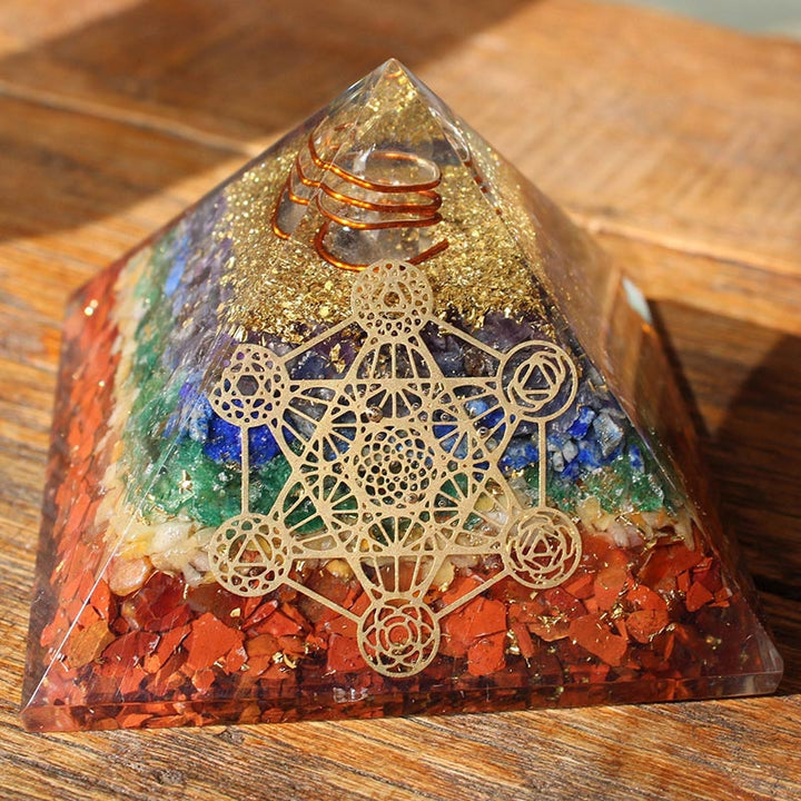 Olivenorma Chakra Cubo di Metatron Piramide Orgonica