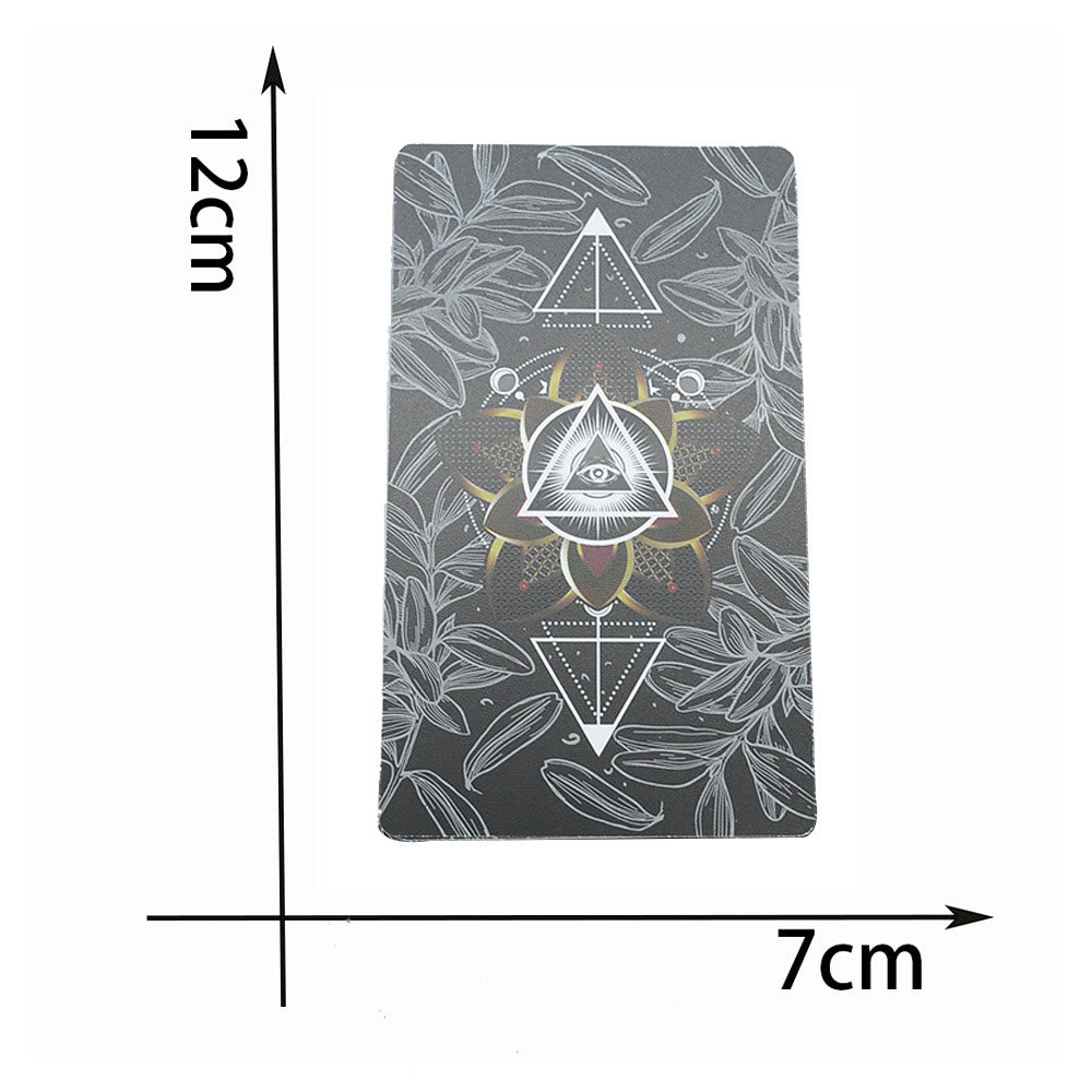 Olivenorma Black Triangle Evil Eye Tarot Deck Carte